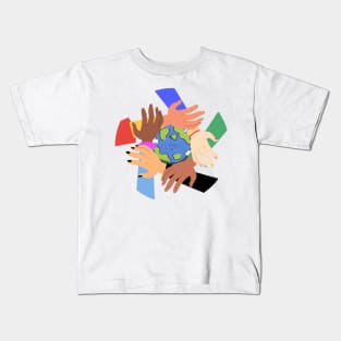 Unite to save the Earth Kids T-Shirt